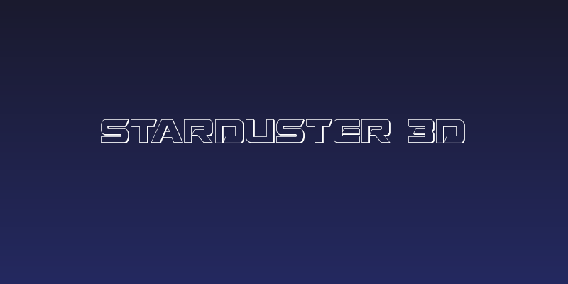 Starduster 3D Social Header