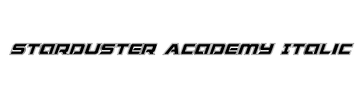 Starduster Academy Italic  les polices de caractères gratuit tlcharger