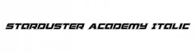 Starduster Academy Italic 