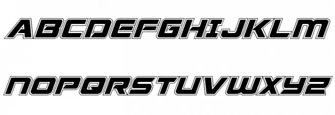 Starduster Academy Italic Fonte MAIÚSCULAS