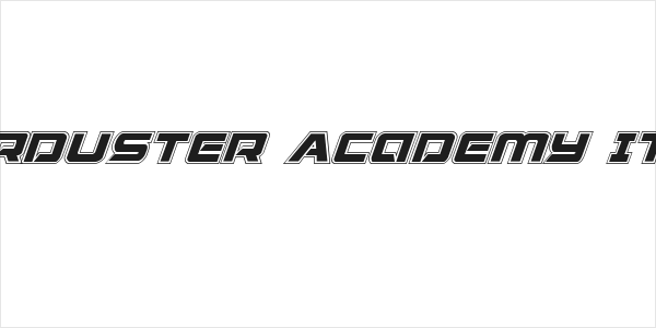 Starduster Academy Italic Logo