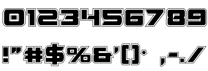 Starduster Academy Regular Font OTHER CHARS