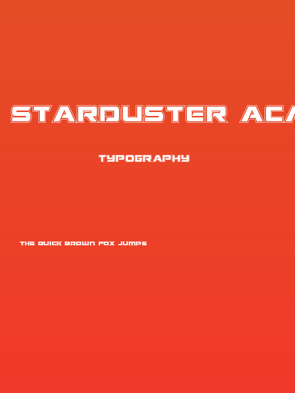Starduster Academy Regular Poster