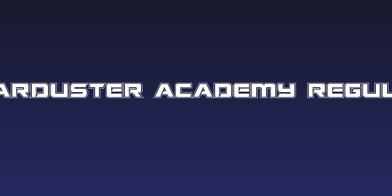 Starduster Academy Regular Social Header