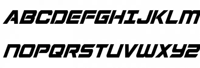 Starduster Condensed Italic Fonte MAIÚSCULAS