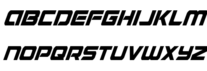 Starduster Condensed Italic Font LOWERCASE
