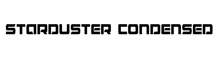 Starduster Condensed  font caratteri gratis