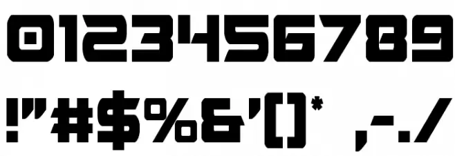 Starduster Condensed Font OTHER CHARS