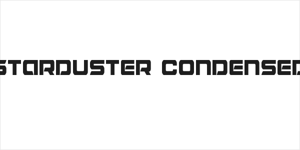Starduster Condensed Logo