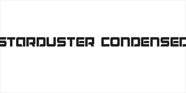 Starduster Condensed Logo