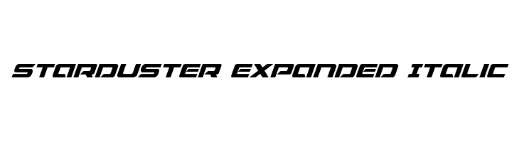Starduster Expanded Italic  les polices de caractères gratuit tlcharger
