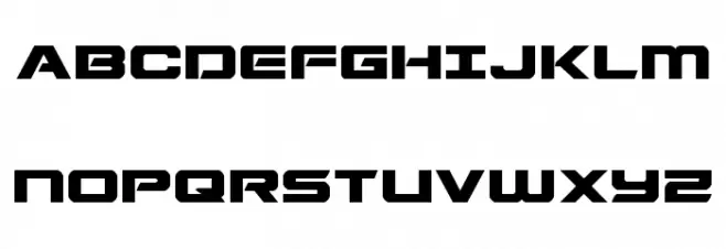 Starduster Expanded Schriftart Groß