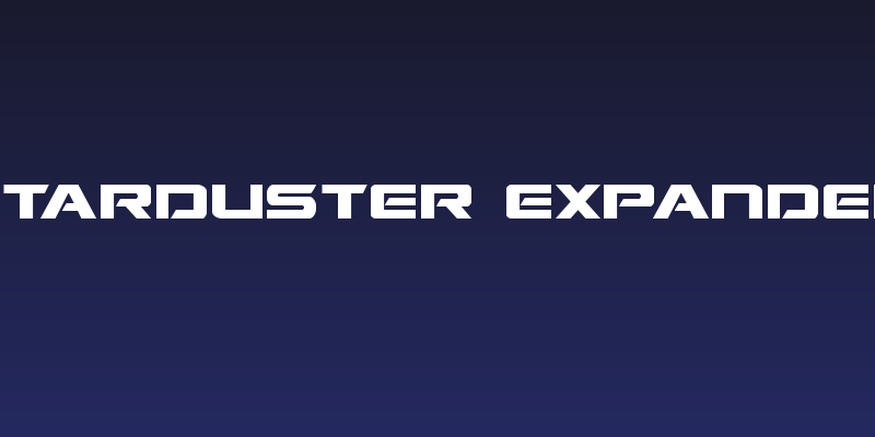 Starduster Expanded Social Header