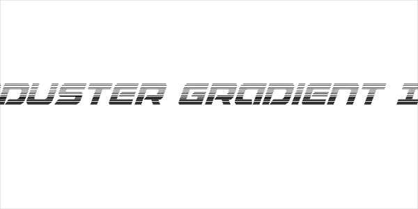 Starduster Gradient Italic Logo