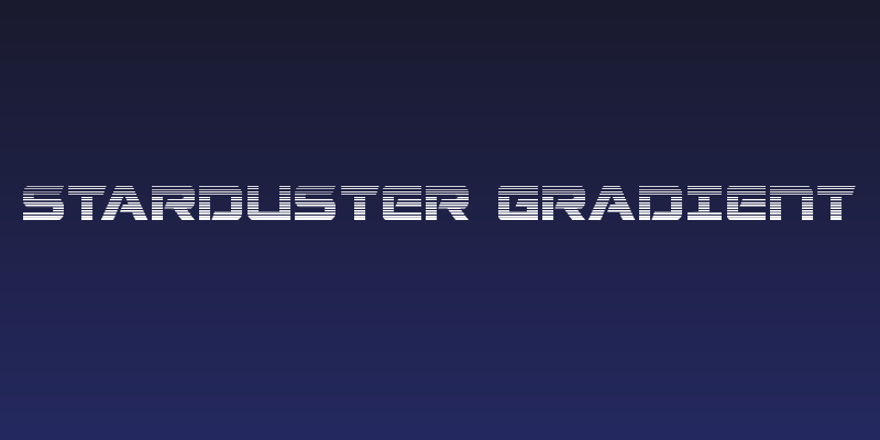 Starduster Gradient Social Header