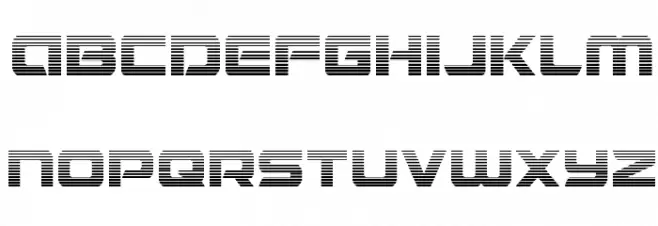 Starduster Gradient Fonte MINÚSCULAS