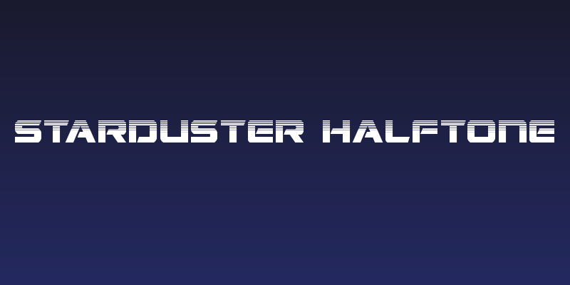 Starduster Halftone Social Header