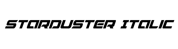 Starduster Italic  Free Fonts Download