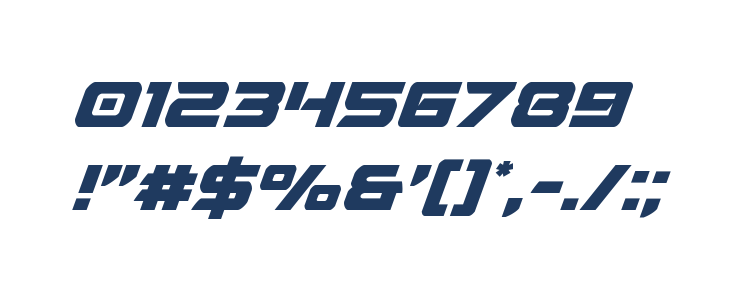 Starduster Italic Other Characters