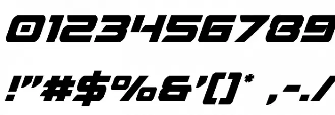 Starduster Italic Font OTHER CHARS