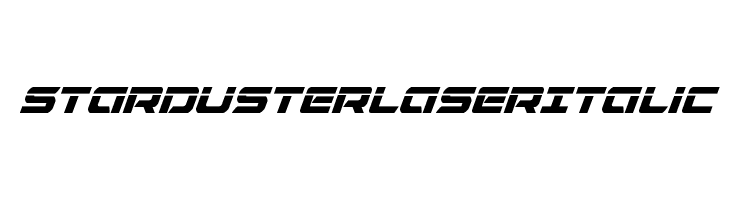 Starduster Laser Italic  les polices de caractères gratuit tlcharger