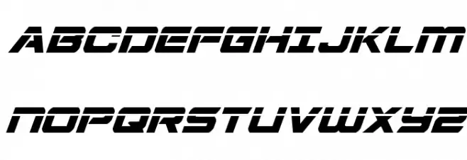 Starduster Laser Italic Schriftart Groß