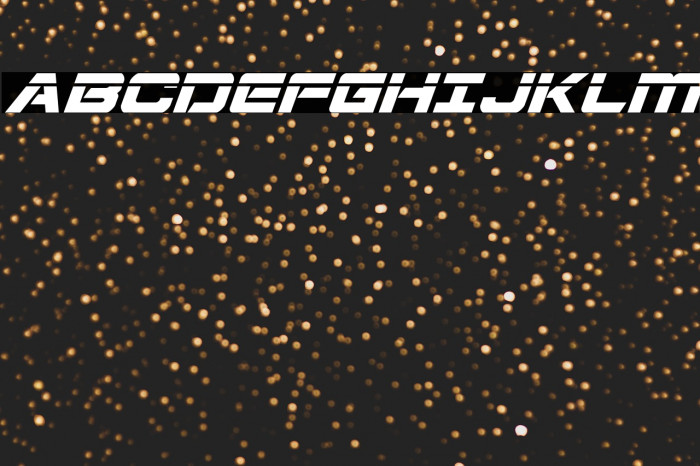 Starduster Laser Italic Example 3