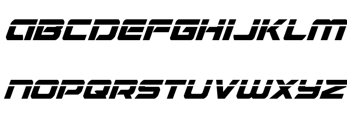 Starduster Laser Italic Font LOWERCASE