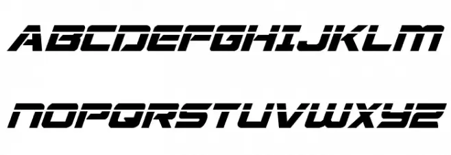 Starduster Laser Italic Polices MAJUSCULES