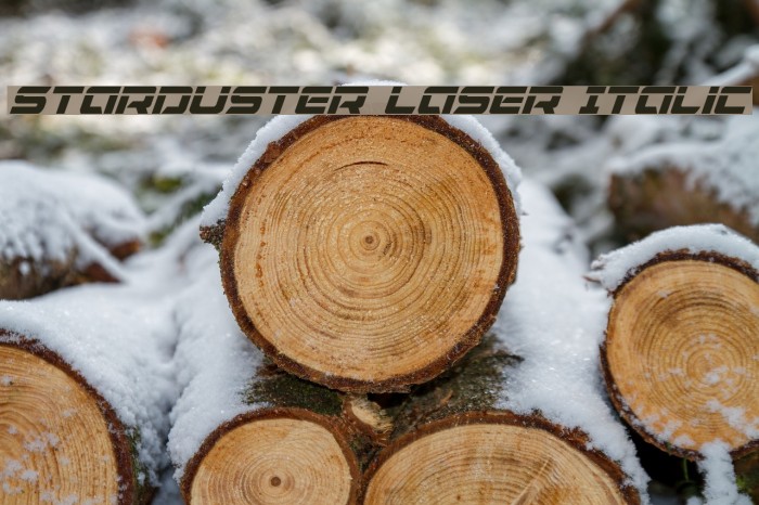 Starduster Laser Italic Font examples