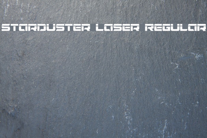 Starduster Laser Regular Example 3