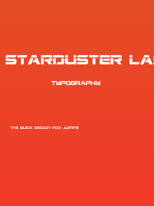 Starduster Laser Regular Poster