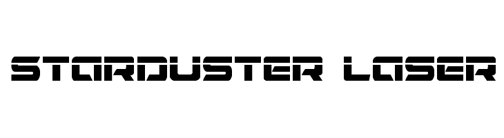 Starduster Laser  font caratteri gratis