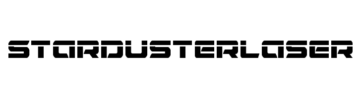 Starduster Laser  baixar fontes gratis