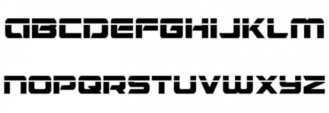Starduster Laser Font LOWERCASE