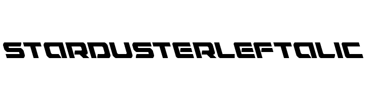 Starduster Leftalic  नि: शुल्क फ़ॉन्ट्स डाउनलोड