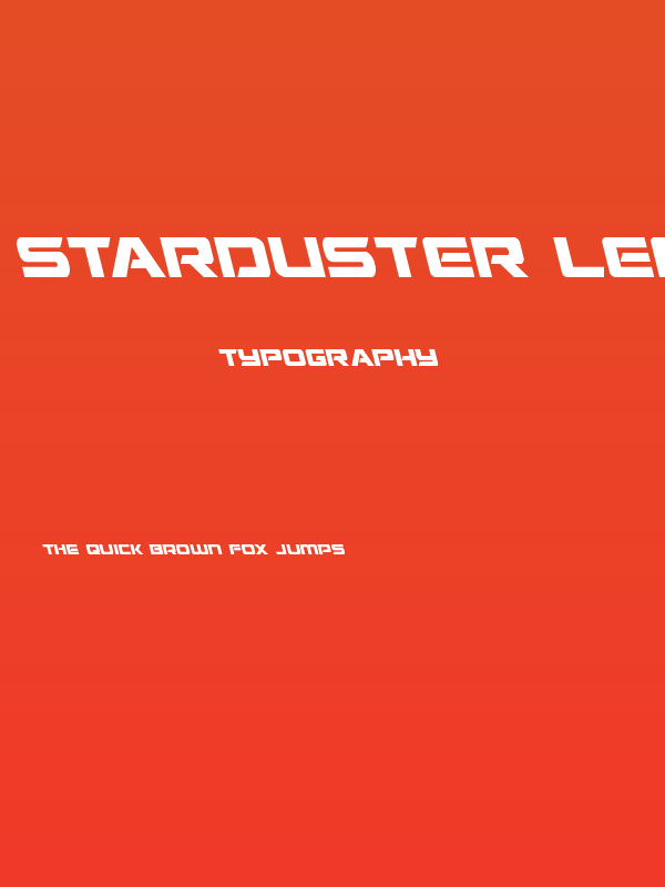 Starduster Leftalic Poster