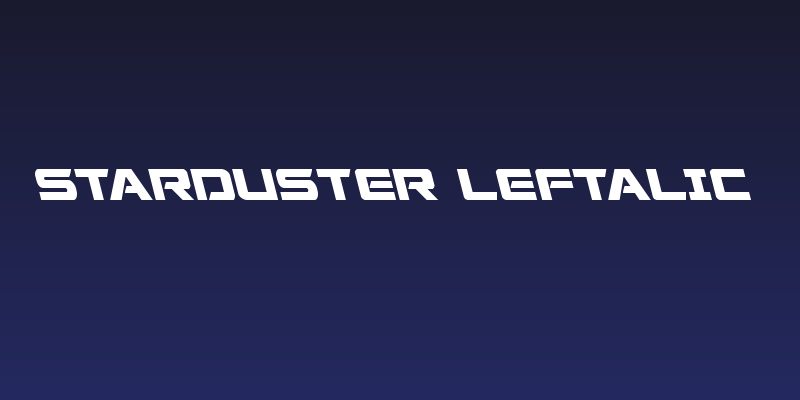 Starduster Leftalic Social Header