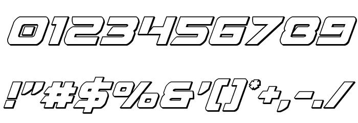 Starduster Outline Italic Font OTHER CHARS