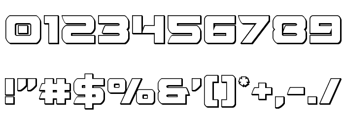 Starduster Outline Font OTHER CHARS