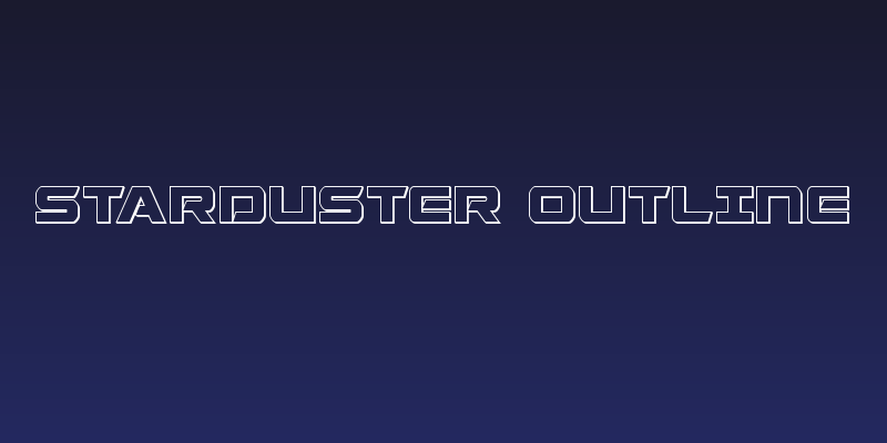 Starduster Outline Social Header