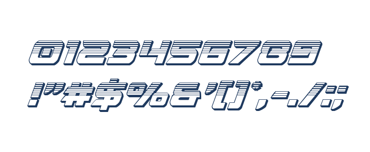 Starduster Platinum Italic Other Characters