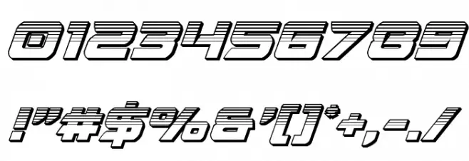 Starduster Platinum Italic Font OTHER CHARS