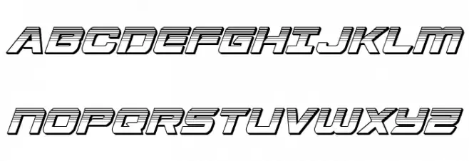 Starduster Platinum Italic Fonte MAIÚSCULAS