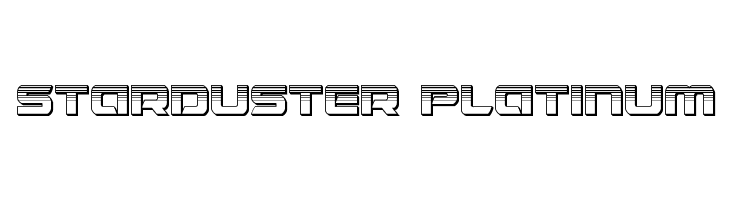 Starduster Platinum  Free Fonts Download