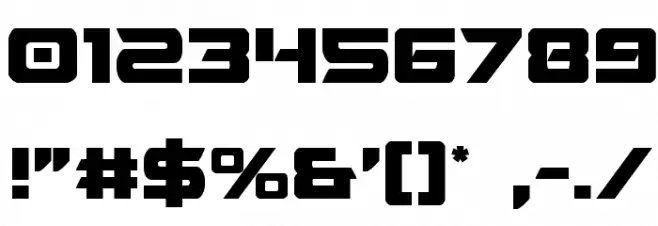 Starduster Regular Font OTHER CHARS