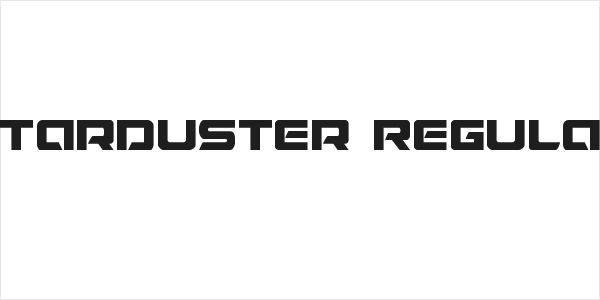 Starduster Regular Logo