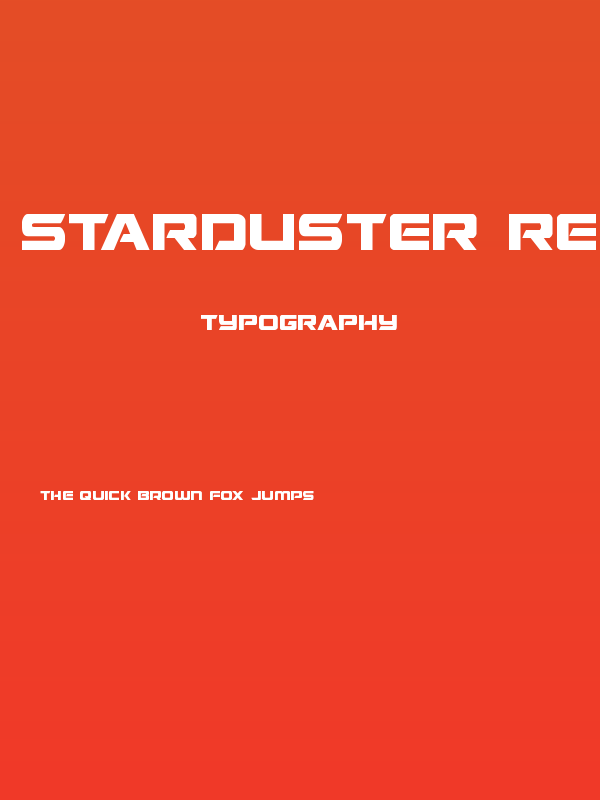 Starduster Regular Poster
