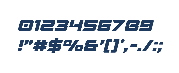 Starduster Semi-Italic Other Characters