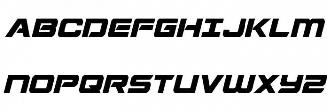 Starduster Semi-Italic Schriftart Groß